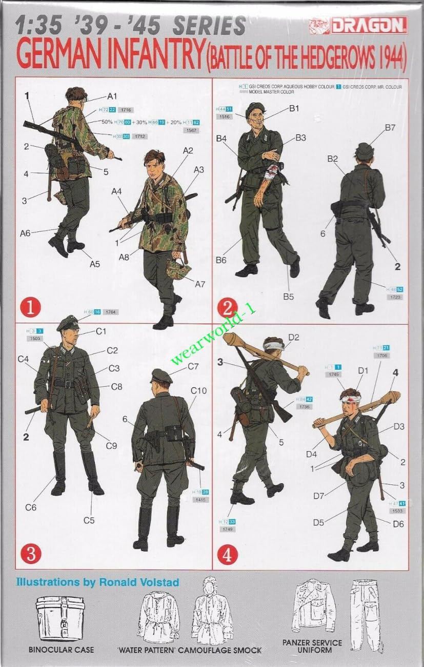 Amazon | プラッツ ドラゴン 1/35 WW2 ドイツ 陸軍歩兵 バトル・オブ